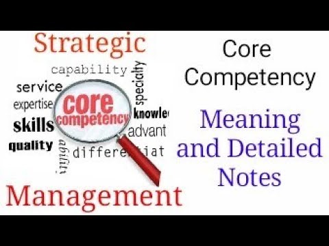 Core Competence - Detailed Notes with Complete Understanding - Strategic Management- CA IPCC grp2