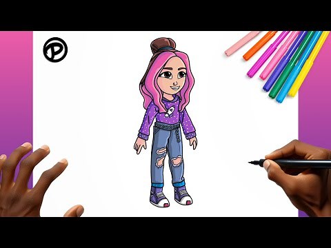 Como desenhar a Boneca da Katlen Passo a passo