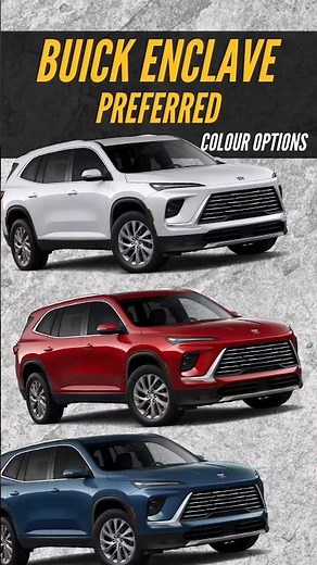 2026 Buick Enclave Colors - Preferred Variant - All Paint Options - Images | AUTOBICS