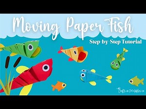 How to Make a Moving Paper Fish *Tutorial*