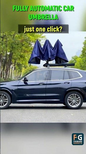 Automatic Car Umbrella – Ultimate Car Roof Shade for Sun & Rain #caraccessories #carslover