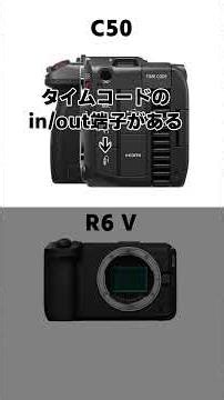 Canon EOS C50と、R6 Vの性能比較！