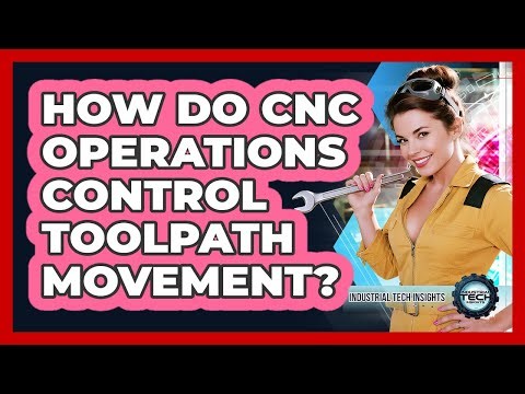 How Do CNC Operations Control Toolpath Movement?