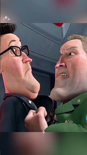 Best Action Sequences in Monsters vs. Aliens 💥 #Shorts