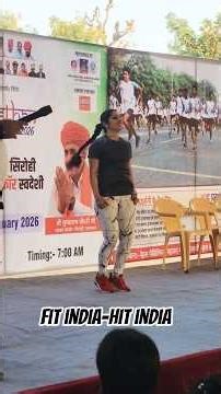 “Run for Sirohi” campaign, filling the participants with enthusiasm.. #fitindia #running #healthy