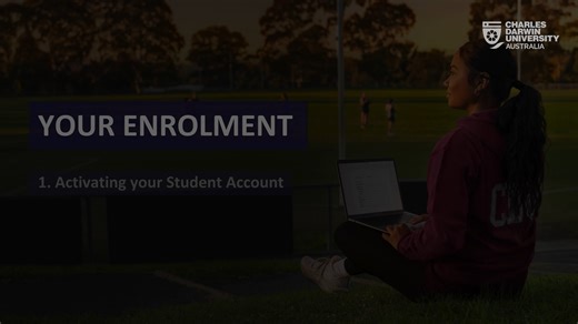 Your Enrolment - Activate your Student Account
