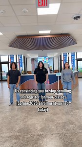 ISpring 2025 registration is OPEN NOW‼️Once you go make sure your classes are set, rate our skills 1-10🕺💃#dancing #trend #funny #wait #galveston #community #college #registration #class #spring2025 #students #ambassadors | Galveston College