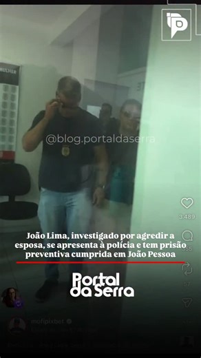 Portal da Serra do Teixeira on Instagram: "O cantor João Lima foi preso na manhã desta segunda-feira, 26, após se apresentar voluntariamente à Polícia Civil da Paraíba, em João Pessoa. A prisão ocorreu depois que o Plantão Judiciário do Tribunal de Justiça da Paraíba decretou a prisão preventiva do artista. Ele é investigado por violência doméstica contra a ex-esposa, a médica e influenciadora Raphaella Brilhante. João Lima chegou à Delegacia Especializada de Atendimento à Mulher, no Centro da c