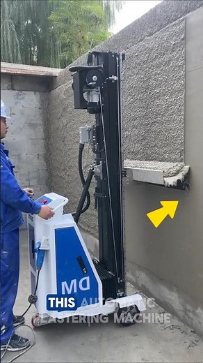 Incredible Automatic Wall Plastering Machine