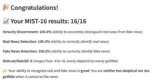 This short quiz reveals how susceptible you are to misinformation