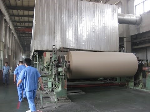 cylinder mould corrugated paper/kraft paper/cardboard paper making line