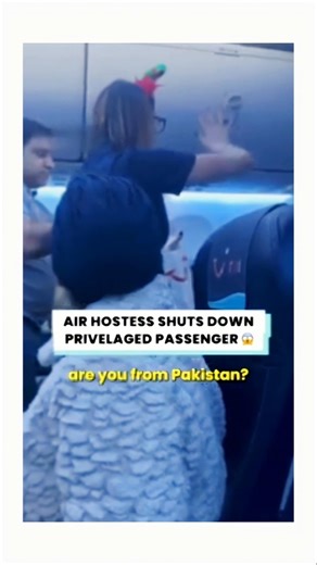 The air hostess shut down a privileged passenger who became overly heated. 😡 #magda #yvonne