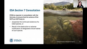 FEMA - Module 3: NFIP-ESA Integration in the Puget Sound Region Training (YouTube)