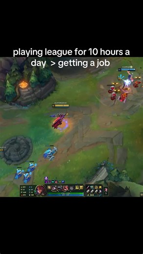 Playing League for 10 Hours a Day vs Getting a Job — League of Legends POV