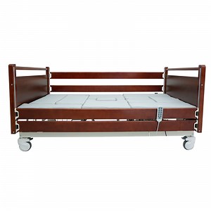 [Hot Item] Manual Electric Two Function Adjustable Patient Hospital Bed with Toilet Hole