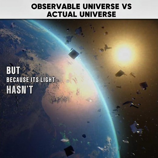 OBSERVABLE UNIVERSE VS ACTUL UNIVERSE 🤯