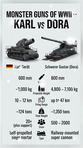 Karl vs Gustav - Germany's Biggest Guns Ever Built!