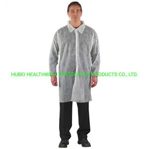 [Hot Item] SMS Protective Long Sleeve Lab Coat Disposable Lab Gown Jacket