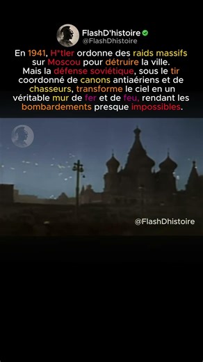 Un ciel de feu sur Moscou.