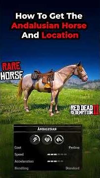 RDR2 – How To Get The Rare Andalusian Horse & Exact Location | Ultimate Horse Guide 4K