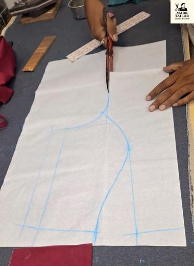 Prince Cut Blouse Cutting | Easy Method for Beginners | Tailoring Tips Tutorial #Shorts