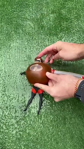 Elastigirl Inflation Floods Entire Backyard With Fun