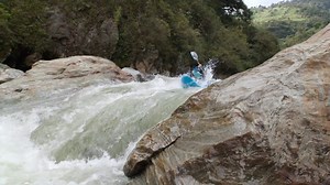 Would you take a left or right stoke over this drop? #TeamDagger athlete Ava Christensen taking a stylish line through the Ecuadorian boof sessions. Camera: Casey Jones #whereverthereswater #teamtestedpaddlerproven #ecuador #rioslibres #boofsessions #whitewater #kayaking | Dagger Kayaks