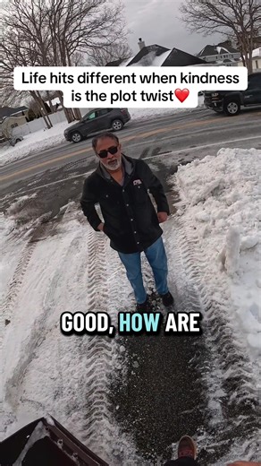 Positive impact in this world starts with us❤️ #buildcommunity #helpothers #snowremoval #kindness #helpsomeone