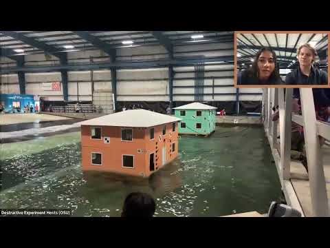 Hurricane Waves on Elevated Structures | Hinsdale Wave Lab Storm Surge Experiment