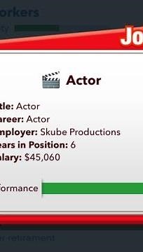 How to become an Actor in BitLife! (Read desc)