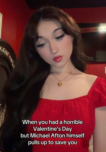 Michael Afton was my Valentine 💌 (Just kidding he passed away like 5 seconds later. He turned purple or something like a grape idk what happened) ANYWAY I hope you all had a Faztastic Valentine’s Day 🤪✌️ #fnaf #michaelafton #fivenightsatfreddys #mikeschmidt #fy