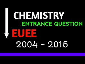 Ethiopia Grade 12 Chemistry Entrance Question 2004 - 2015 #grade12exam