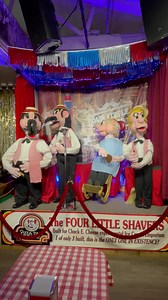 Happy National Barbershop Day! In its honor I present to you The Four Little Shavers. They were built in 1981 for Chuck E. Cheese’s experimental Ice Cream Emporium. Only 3 were built. We have the only one left in EXISTENCE! | Volo Museum