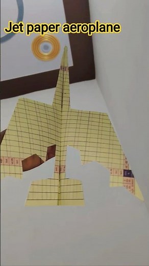 How to make a realistic jet paper plane/ airplane/ rocket/ aeroplane ✈️✈️✈️ #jet #rocket #shorts