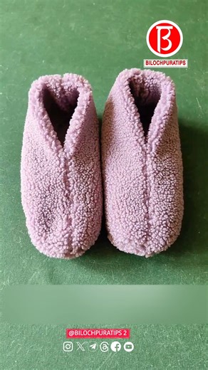 4.2K views · 47 reactions | You can cleverly make slippers from old sweaters or scraps of fabric – it only takes a few minutes to make a pair Episode 675 Follow My Page Facebook : Bilochpuratips 2 Diy Stiching . . . . . . #bilochpuratips2diystiching #bilochpuratips #bilochpuratips2 #sewing #Needlework #fblifestyle #reels . | Bilochpuratips 2 Diy Stiching | Facebook