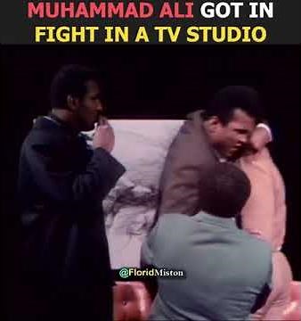 Muhammad Ali Got Into Fight In A TV Studio