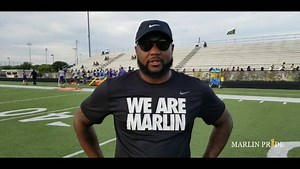 Marlin vs McGregor pregame interview with Marlin Bulldogs head coach David Haynes | Marlin Pride