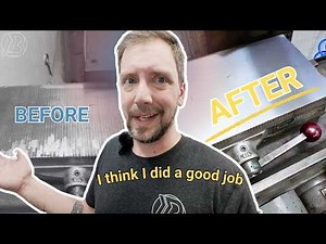 How the Surface Grinder looks BEFORE and AFTER!