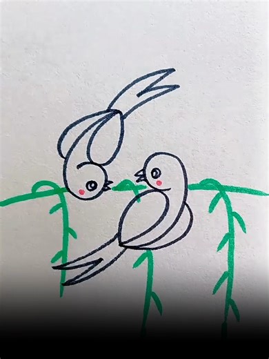 Easy Drawings for Everyone: How to Draw a Cute Bird