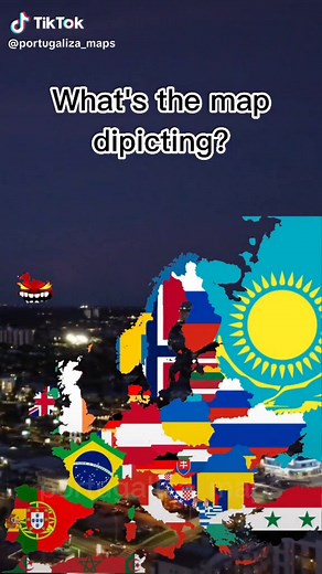 What's the map depicting? #🇵🇹PortugalizaMaps🇵🇹 #geometrydashemojis #geopolitic #maping #flags #relacionships #portugaliza #portugal #europe #opinion #countries #depicting