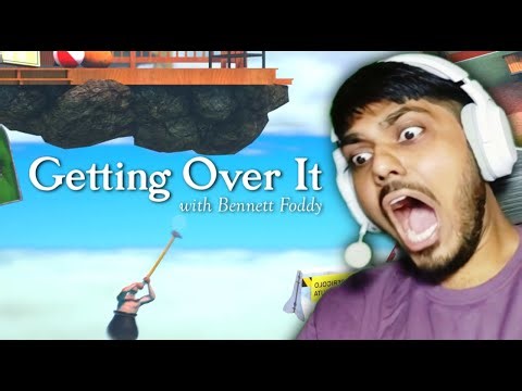 Getting Over It...WITHOUT Screaming?🤐 (Try Not to Angry Challenge)
