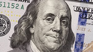 Smiling Portrait of Benjamin Franklin