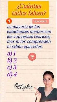 ✅☝️How many accent marks are missing?☝️ #Spanishlanguage #spelling #ESO #writewell