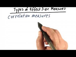 Types of Effect-Size Measures - Intro to Inferential Statistics