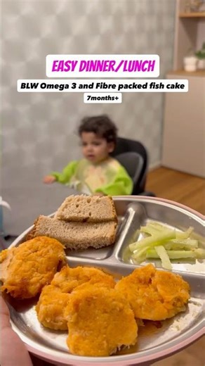 Omega 3 and Fibre packed Salmon Fish cake recipe! #blwrecipes #salmonfishrecipe #healthybabyfoods