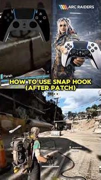 Snap Hook Tutorial After Patch #arcraiders #parah #tutorial #controller #streamer #daily #twitch