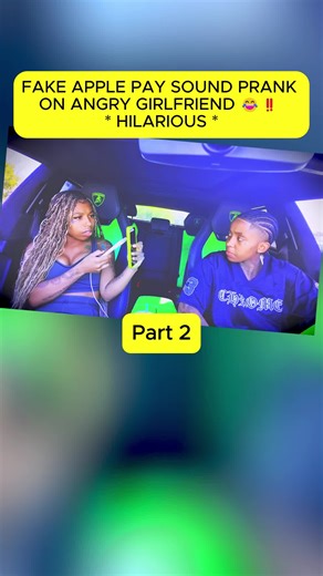 FAKE APPLE PAY SOUND PRANK ON ANGRY GIRLFRIEND 😂‼️ * HILARIOUS * #funny #viral #fyp #couple #troll #prank