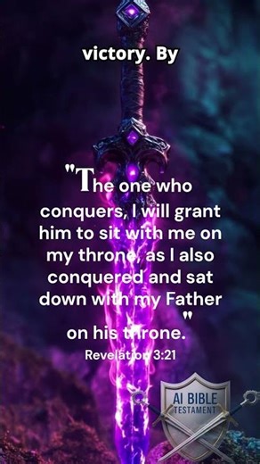 ✨️ YOU WILL SIT on GOD'S THRONE! Ai Bible Verse of the Day