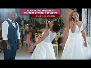 WOW! Bride Sings Heart Warming Song for Her Groom