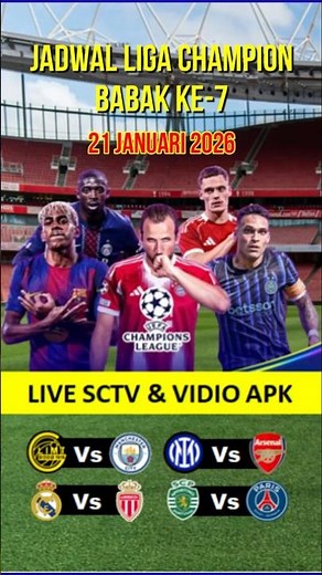 Jadwal Liga Champion Malam Ini– INTER Vs ARSENAL– REAL MADRID Vs MONACO, #championsleague